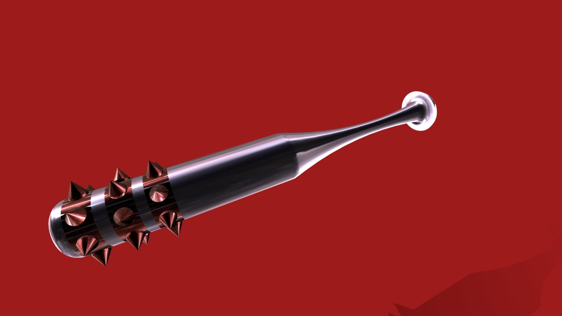 Baseball Bat with Spikes - Download Free 3D model by MaazAwan [c5fcaaf ...