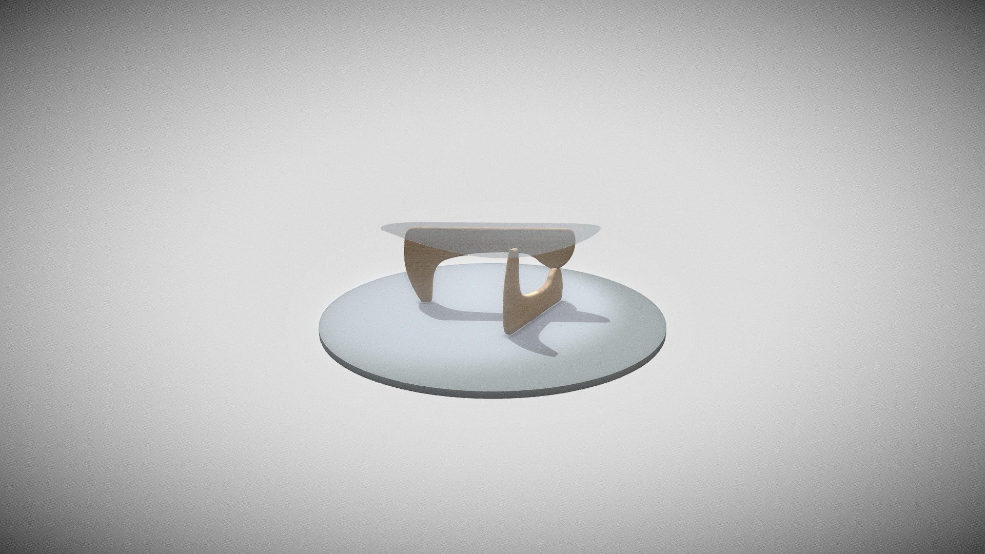 Glass-top table