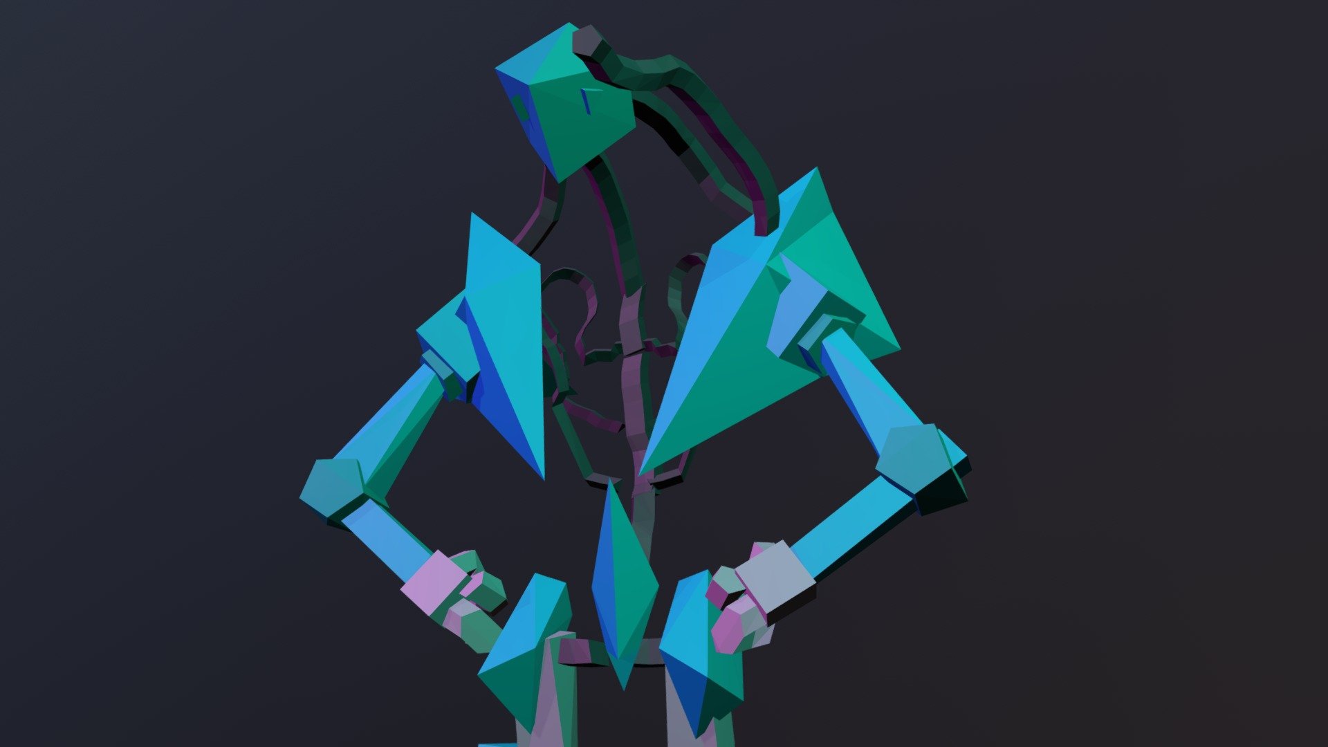 Modeled half in VR, mirrored in blender - 3D model by omeqa [c5fd32f ...