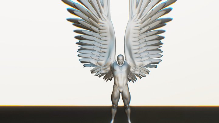 Naked angel 3D Model