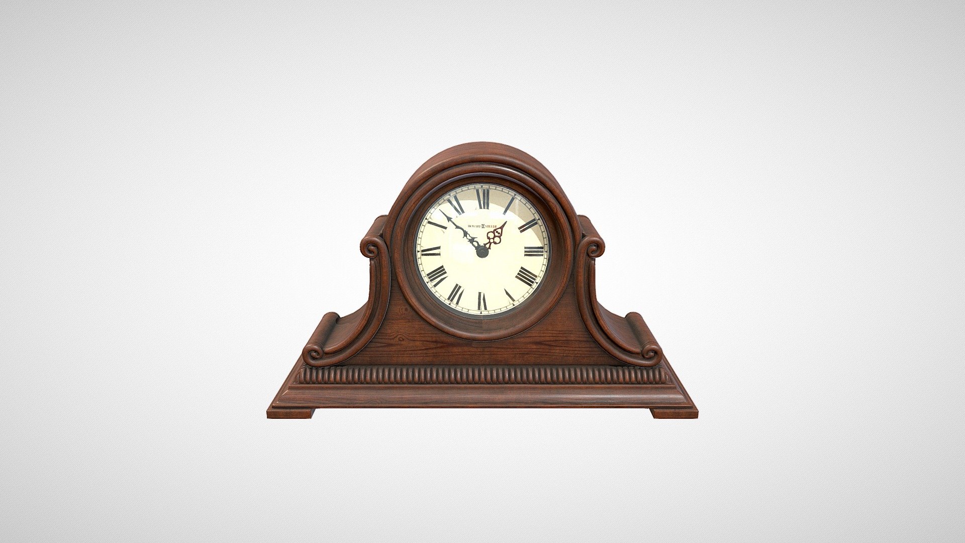 Hampton Mantel Clock 630150 / Howard Miller 3D model by ak.komov