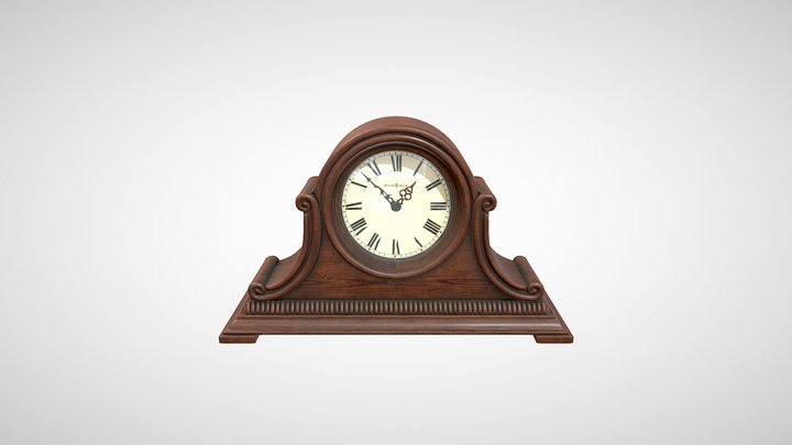 Hampton Mantel Clock 630-150 / Howard Miller 3D Model