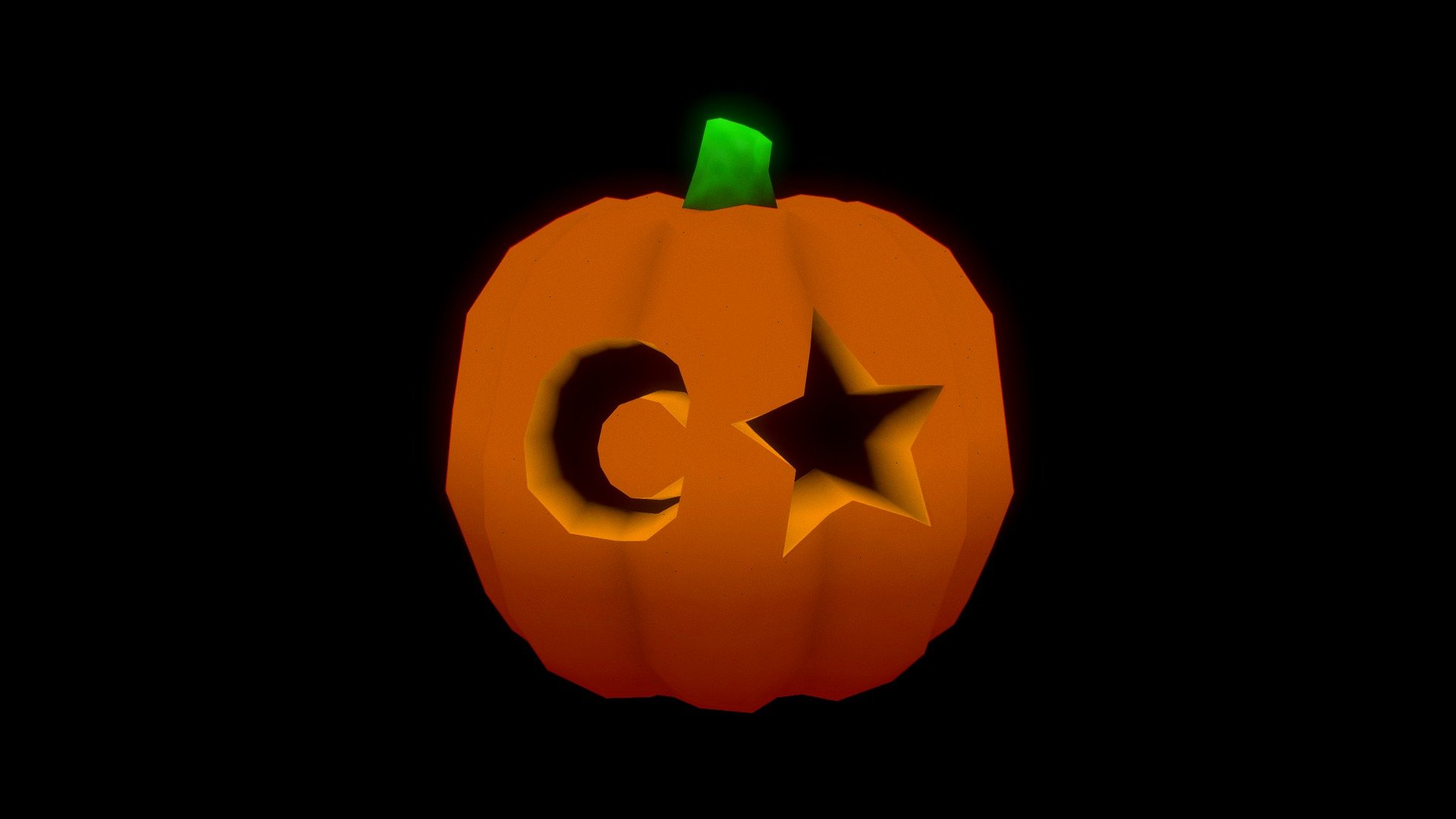 JackoLantern Low Poly 3D model by mookado [c5fed2c] Sketchfab