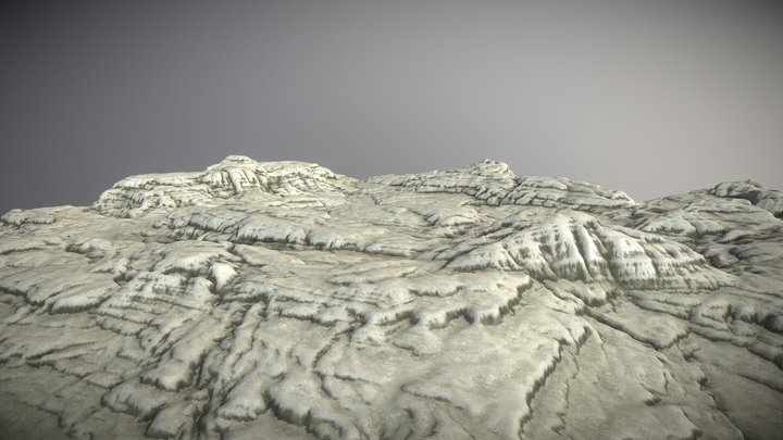 Landscape Mountain Canyon Terrain 41413 3D Model