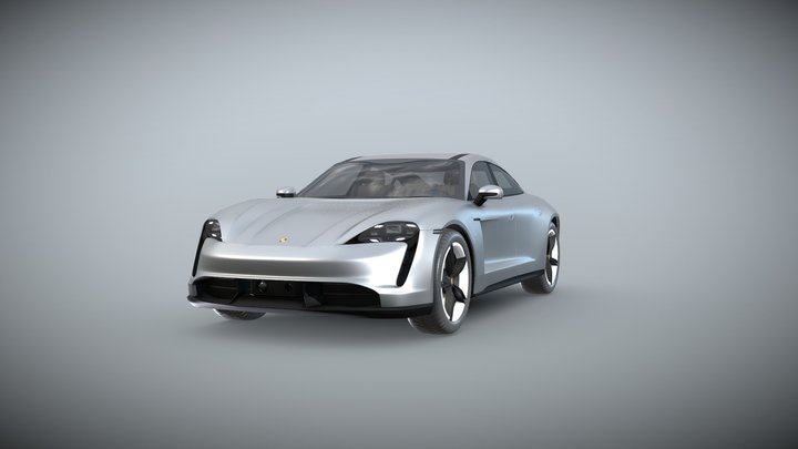 Porshe Taycan 3D Model