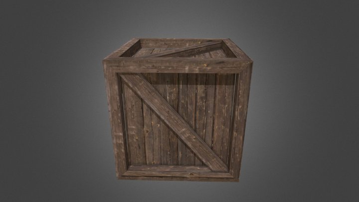 Crate 3D Model
