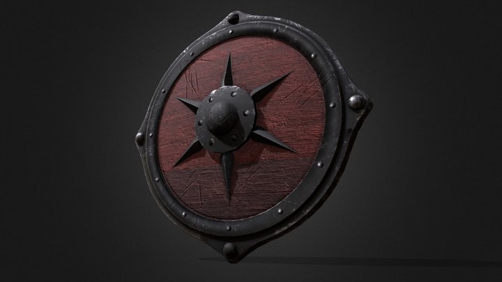 Viking_shield_low 3D Model