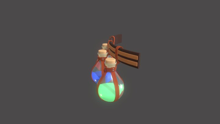 XYZ SCHOOL hw 5 details potions 3D Model