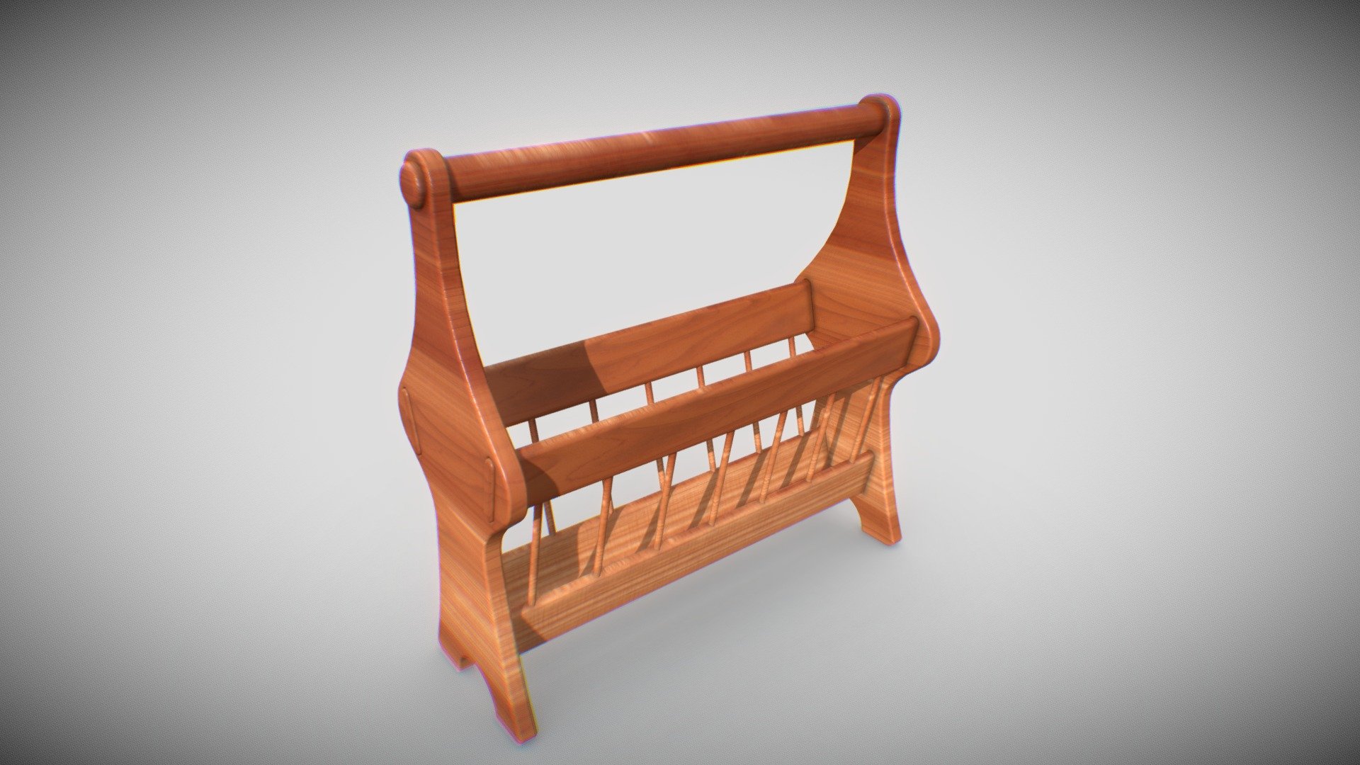 Portariviste legno - magazine rack