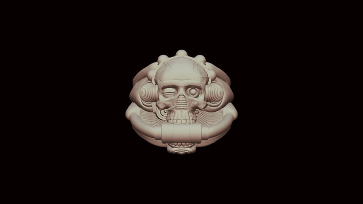 Dark Millennium ring FREE 3D print model 3D Model