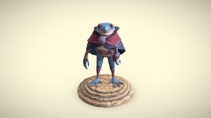 AssasinFrog - Elias De Poot 3D Model