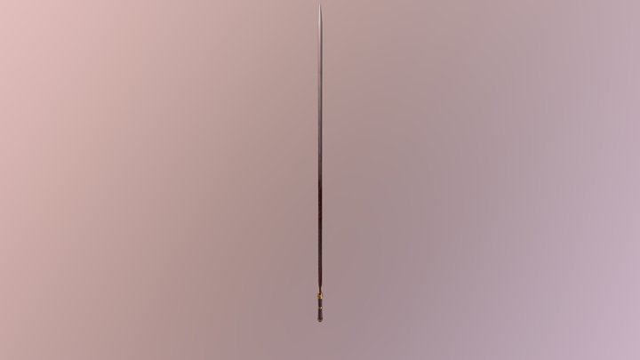 Medieval Fantasy Sword 3D Model