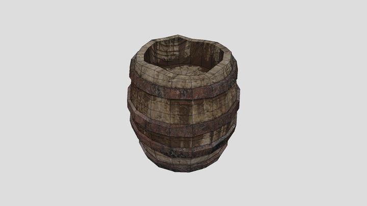 Barrel 3D Model