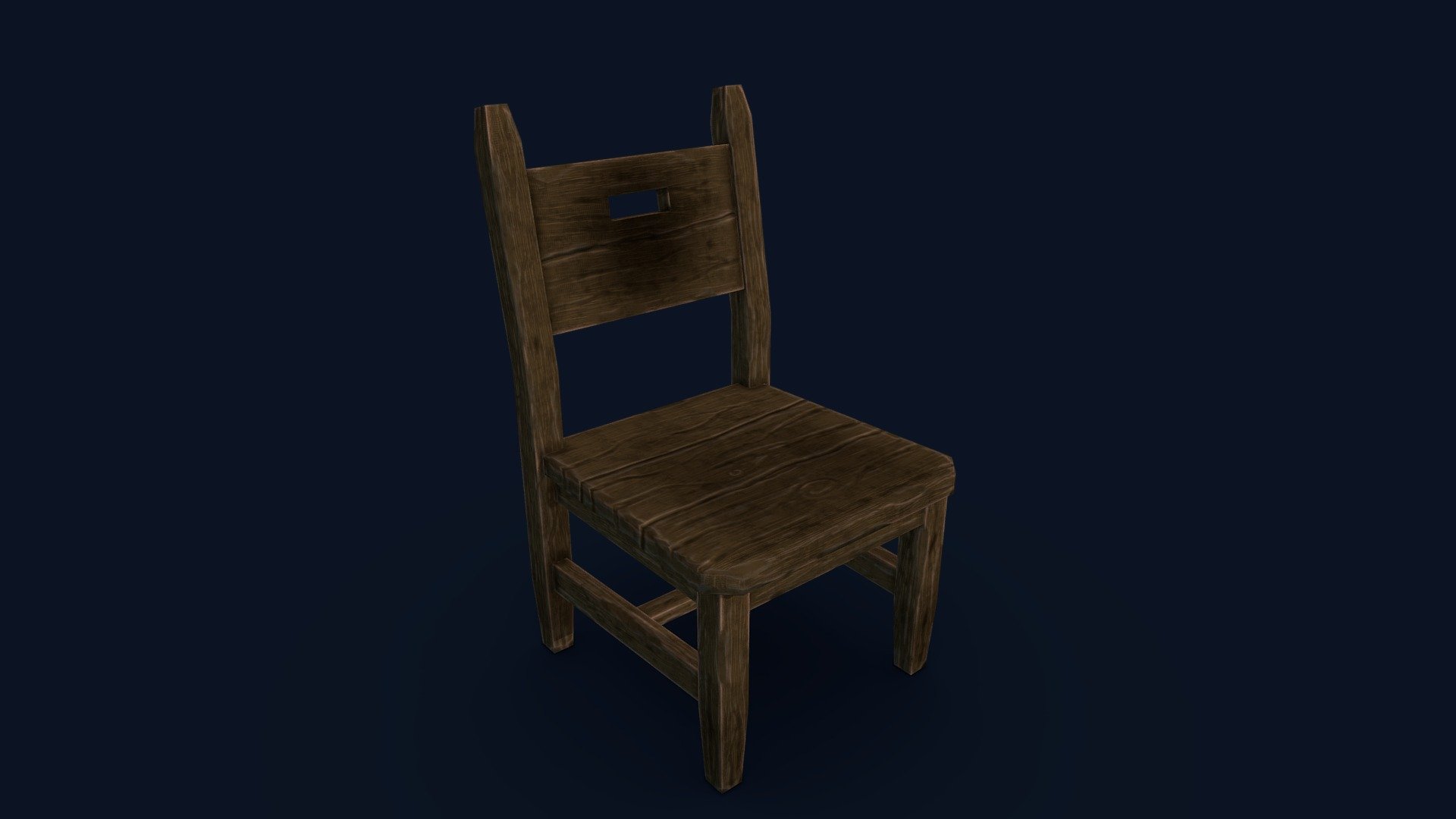 Old wooden chair - Download Free 3D model by Aartee [c605cd4] - Sketchfab