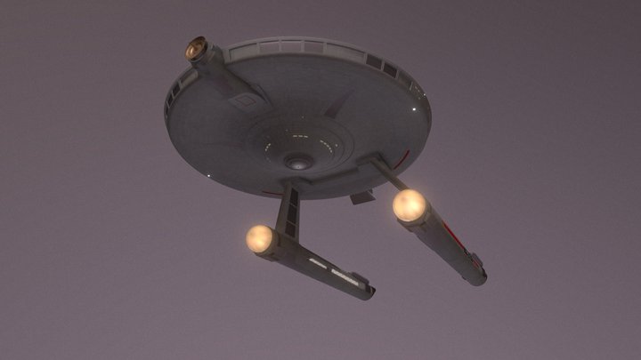 Star Trek TOS Fan Design Tolan Class 3D Model
