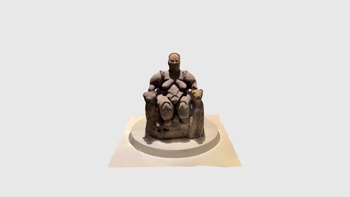 Seated Goddess of Çatalhöyük 3D Model