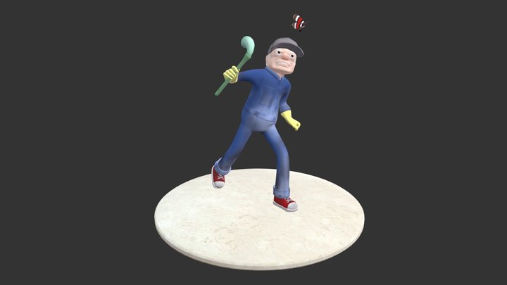 The Janitor 3D Model