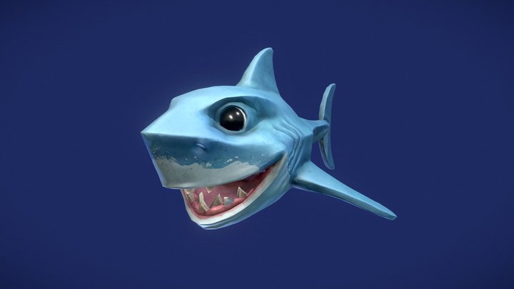 Finn The Shark 3D Model