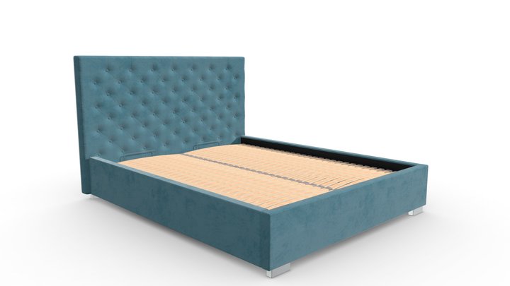 ROYAL | łóżko tapicerowane 3D Model