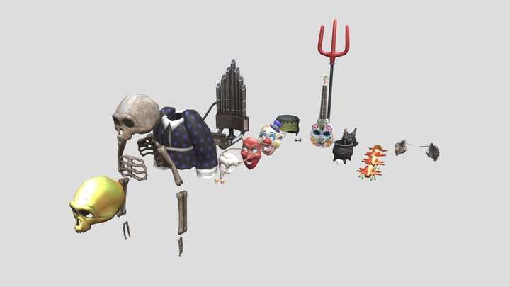 Gorilla Tag Halloween Cosmetics – Gratis 3D-model STL