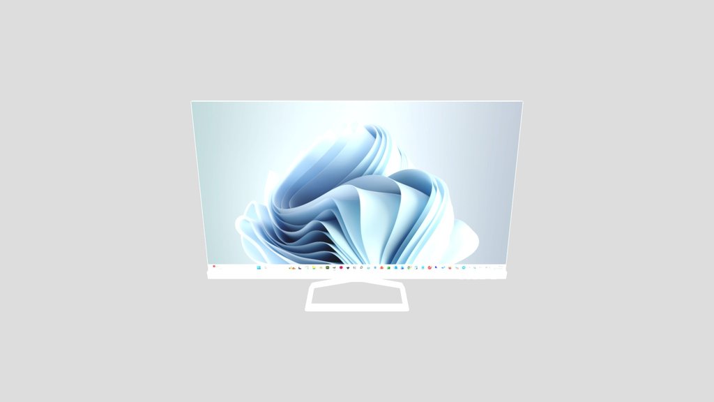 Office Monitor Hp 27 Inch White