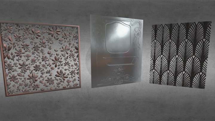 ARCHITECTURAL PANELS_LIBERTY STYLE 3D Model