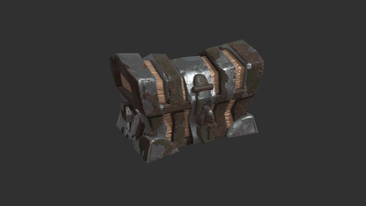Treasure Chest 3D Model