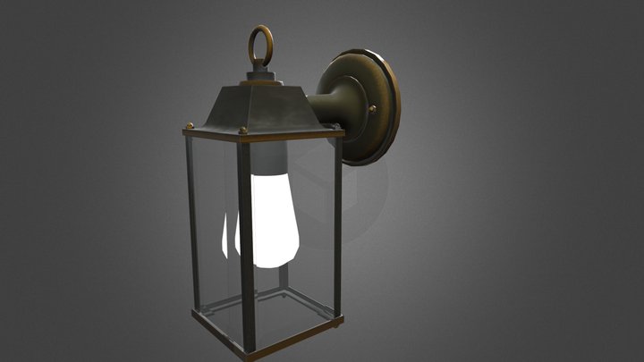 Wall lantern 3D Model