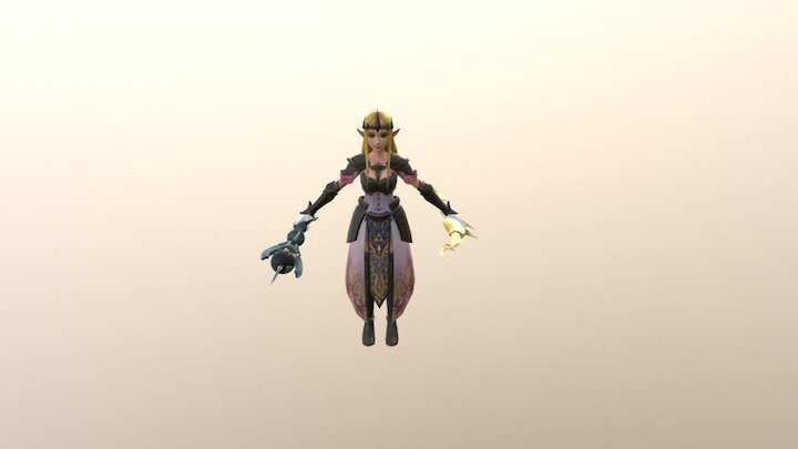 Zelda (Hyrule Warriors) 3D Model