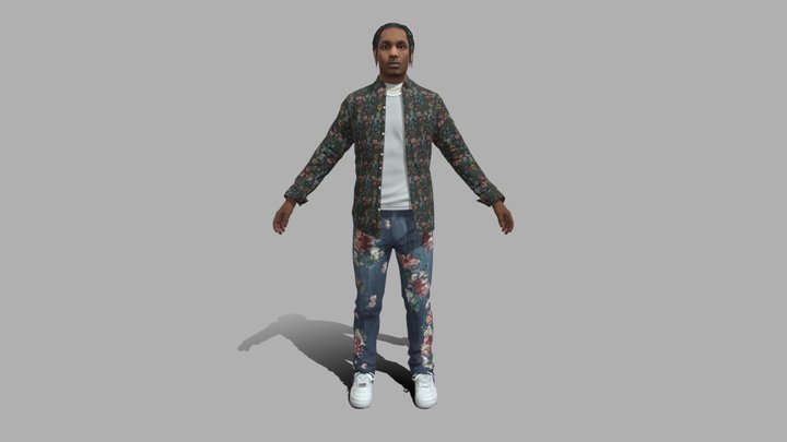A$AP Rocky 3D Model