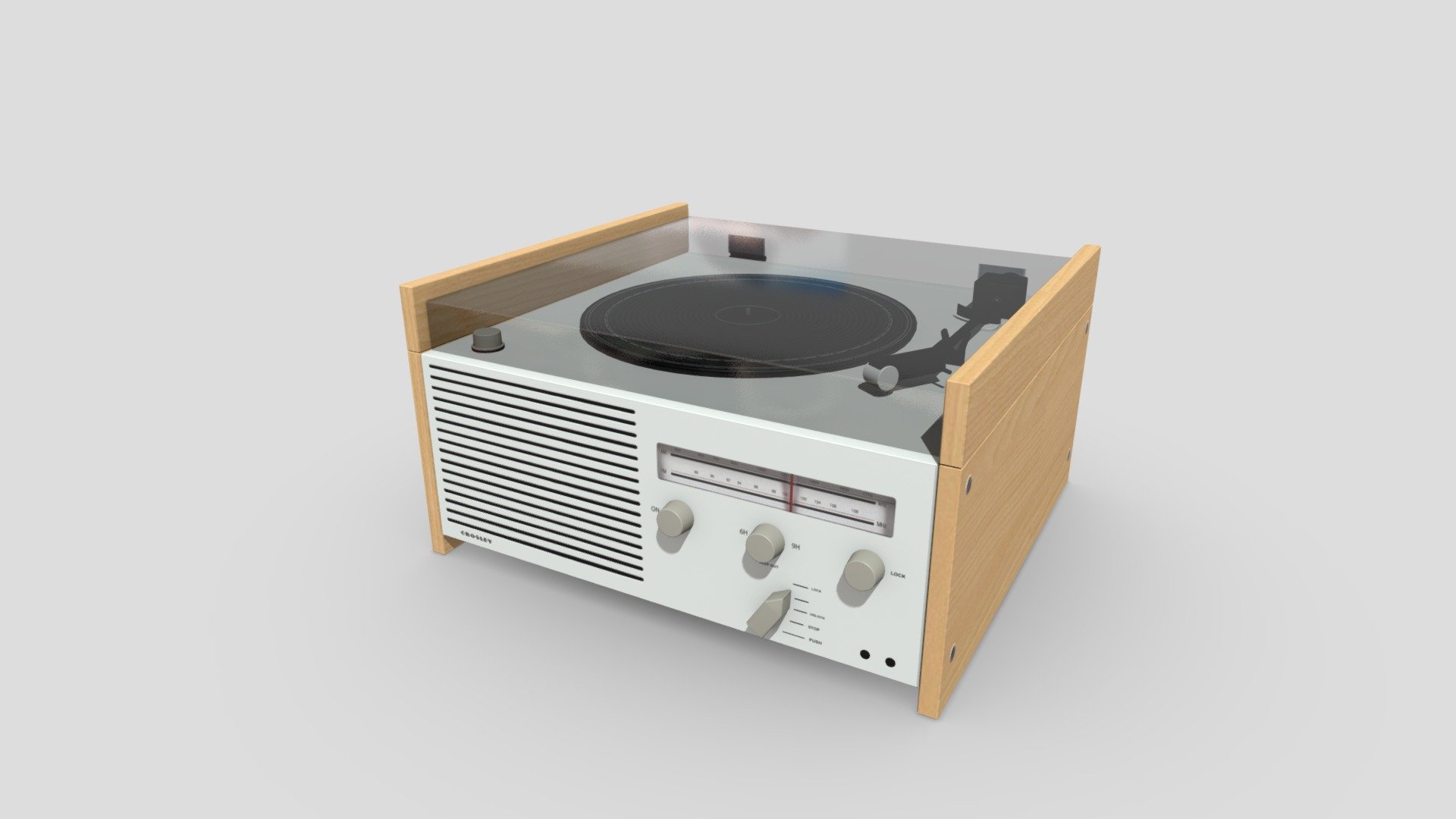 Classic Style Bluetooth Speaker BZ-JB5606 — Sketchfab embed 3D viewer