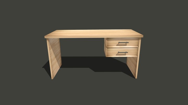 school furniture table 3D Model