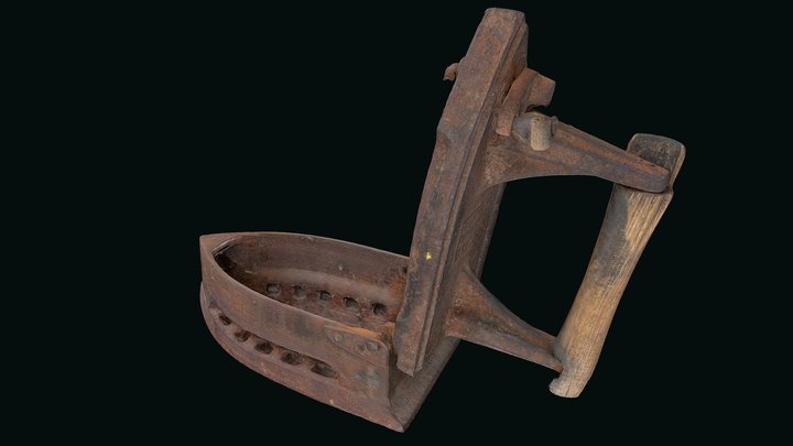 Ancient ember Iron photogrammetry 3D Model
