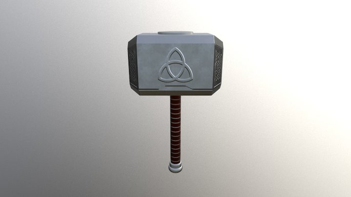 Mjolnir - Thor's Hammer 3D Model