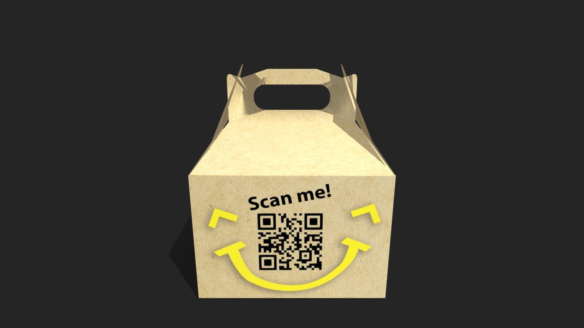 Meal Box - AR Example for packaging — Sketchfab embed 3D viewer
