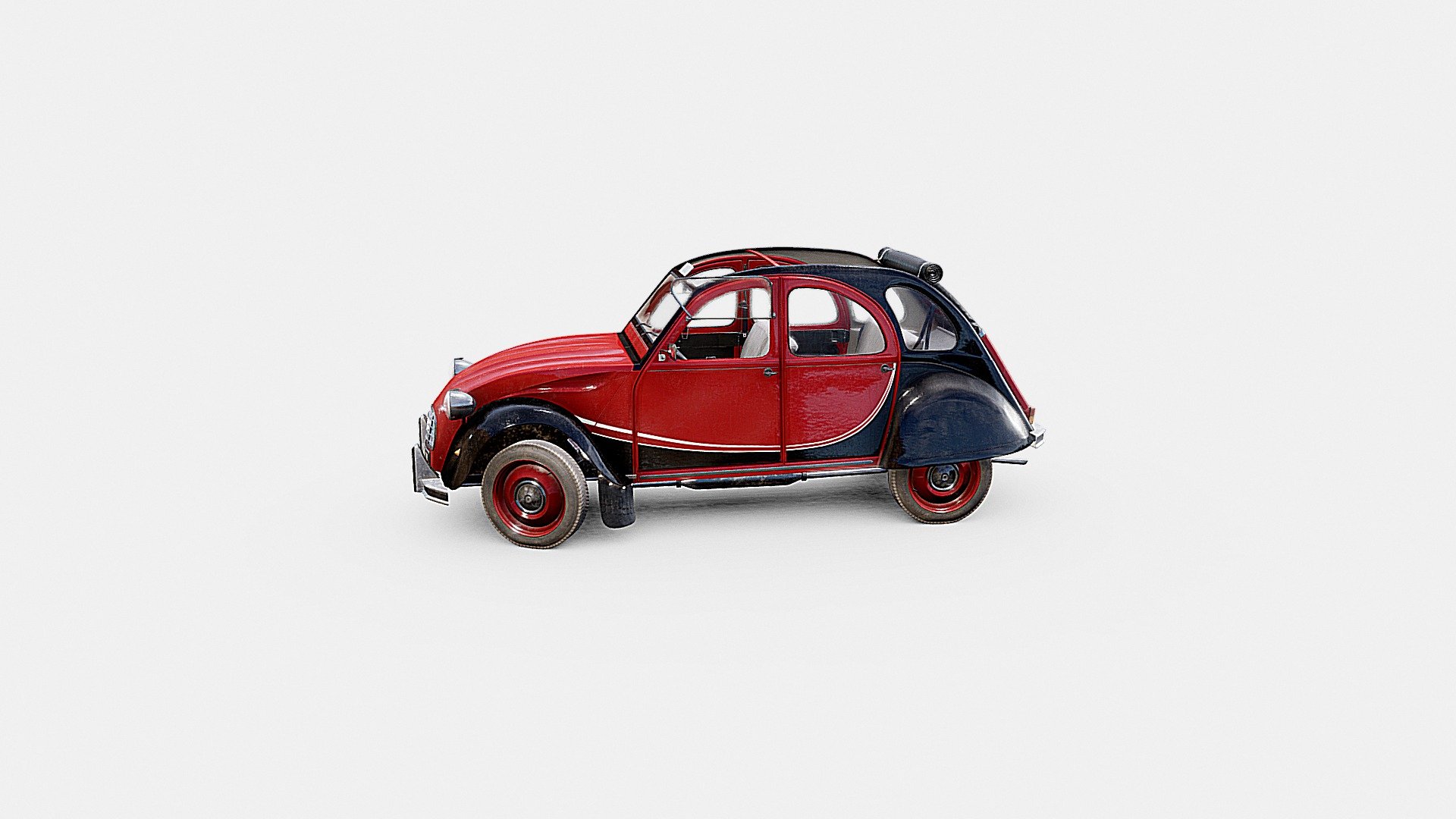 Citroën 2CV | www.vecarz.com — Sketchfab embed 3D viewer