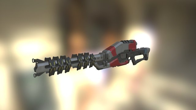 Destiny Ice Breaker Sniper Rifle 3D Model