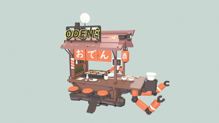 SpaceOdenStand 3D Model