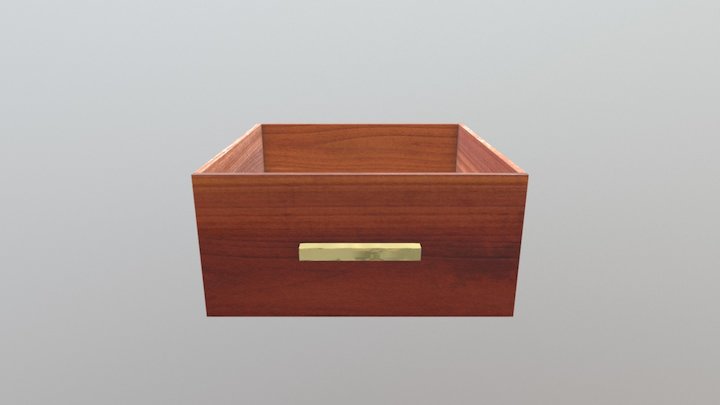 Bedside Cabinet Drawer 1.2 3D Model
