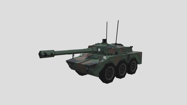 AMX 10 RC 3D Model