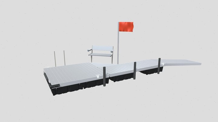 FLOATING DOCK 3D Model
