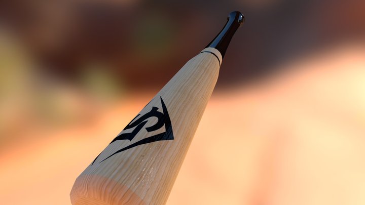 Bate Baseball 3D Model