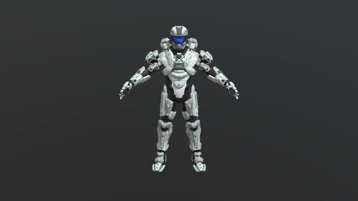 Halo 4 - Spartan Recruit 3D Model