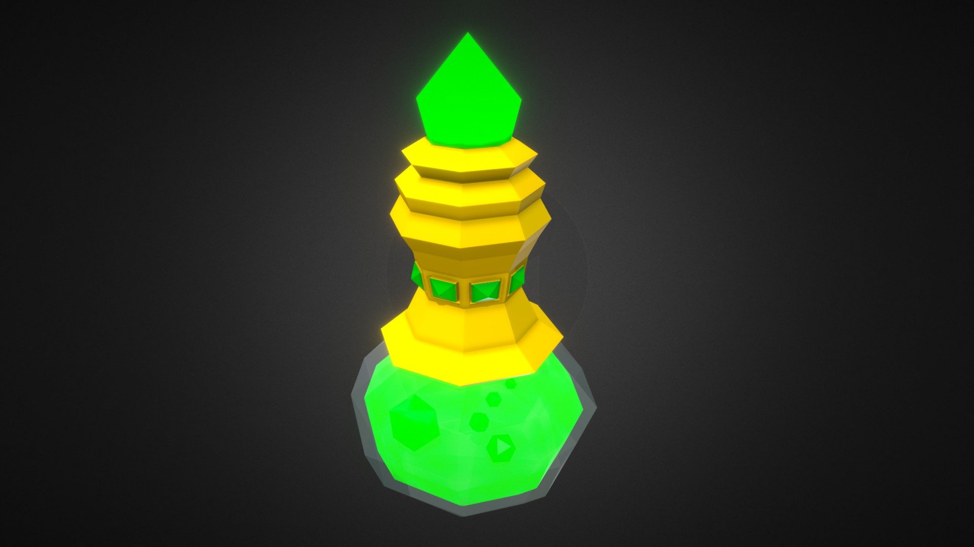 Ejercicio 5. Pocion Lowpoly