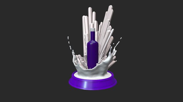 Bottle Display 3D Model