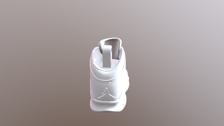 AJ 10 Keychain 2 3D Model