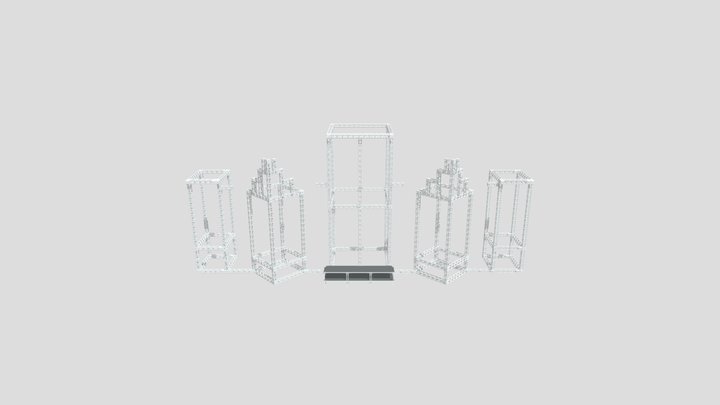 MACÁRIO 2022 Somente Estrutura 3D Model