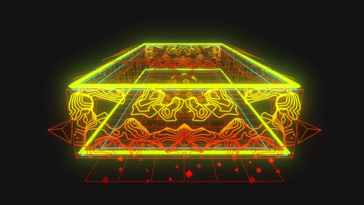 Arena Hologram Sculpture /// 3D Model