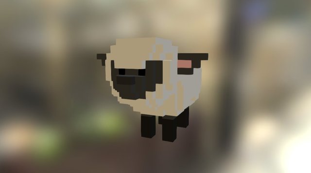 White Sheep 3D Model