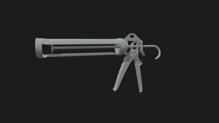 caulking gun 3D Model